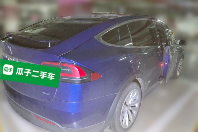 Used Tesla Model X 2016 X 75D Rear Right 45 Deg