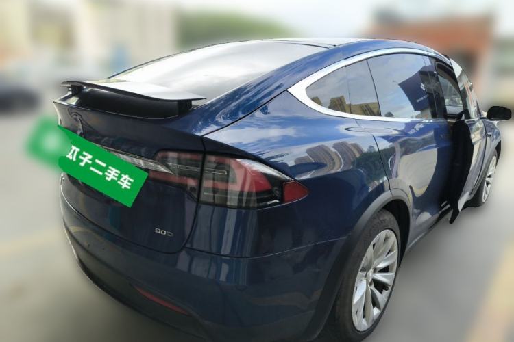 Used Tesla Model X 2016 X 90D Rear Right 45 Deg