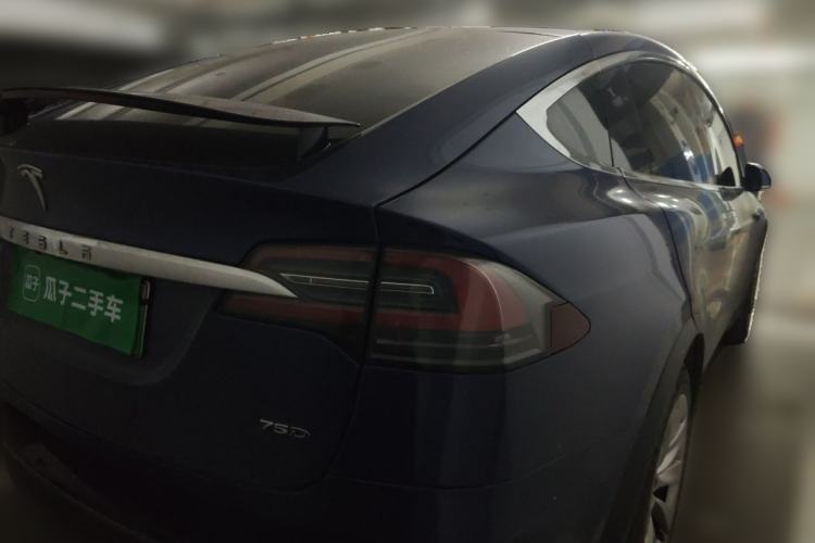 Used Tesla Model X 2016 X 75D Rear Right 45 Deg