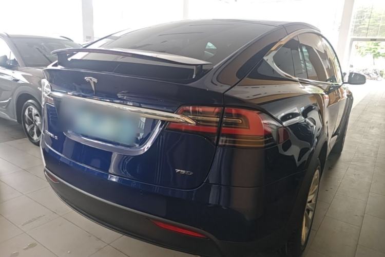 Used Tesla Model X 2016 X 75D Rear Right 45 Deg