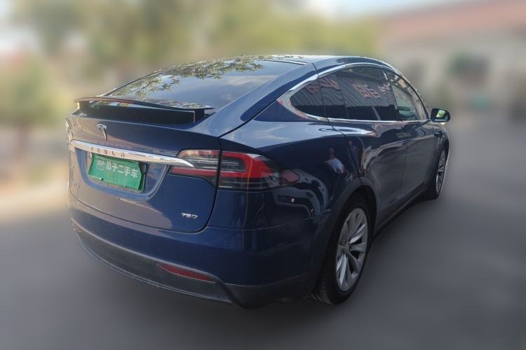 Used Tesla Model X 2016 X 75D Rear Right 45 Deg