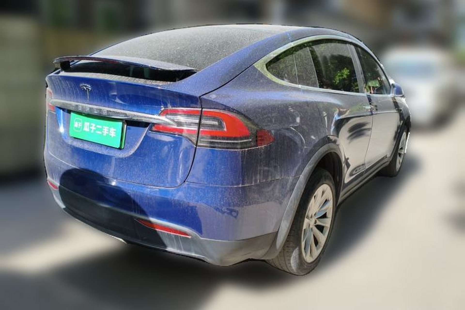 Used Tesla Model X 2016 X 75D Rear Right 45 Deg