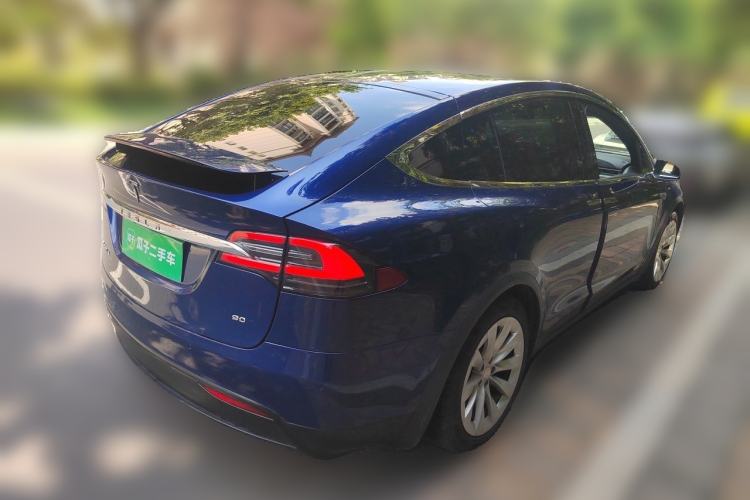 Used Tesla Model X 2016 X 90D Rear Right 45 Deg