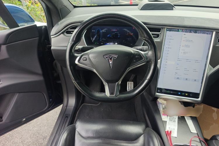 Used Tesla Model X 2016 X P100D Performance High-Performance Edition Steering Wheel