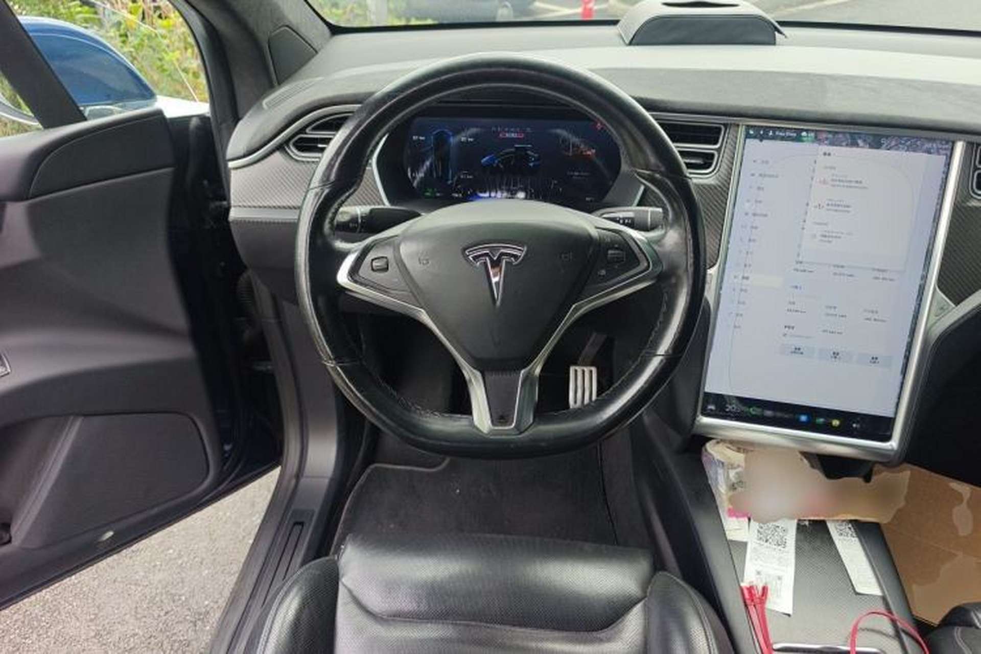 Used Tesla Model X 2016 X P100D Performance High-Performance Edition Steering Wheel