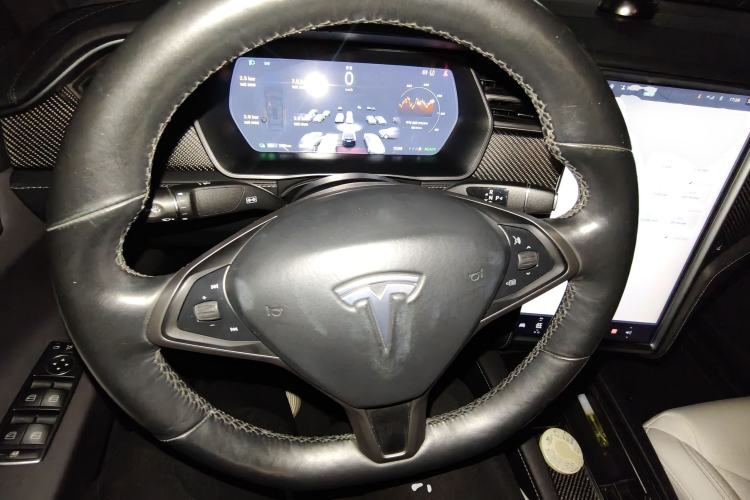 Used Tesla Model X 2016 X P100D Performance High-Performance Edition Steering Wheel