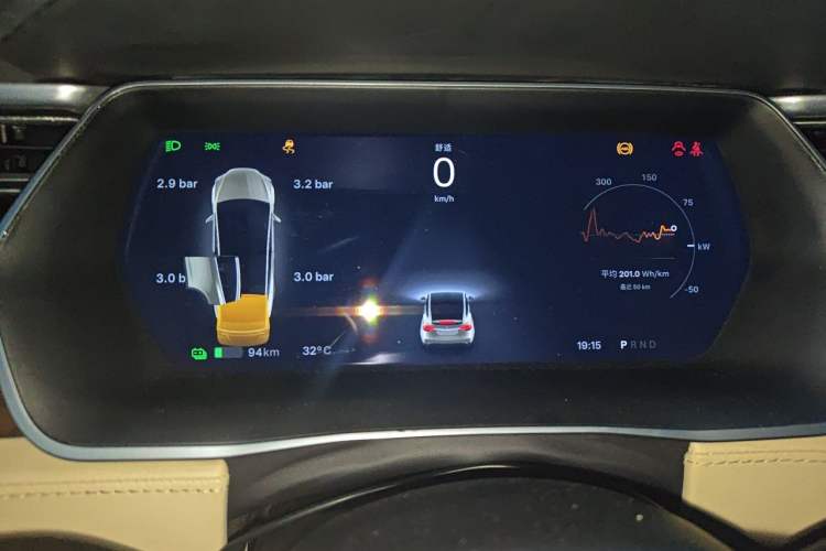 Used Tesla Model X 2016 X 90D Instrument Cluster