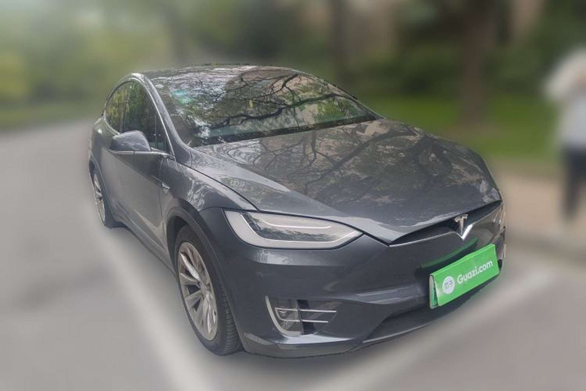 Used Tesla Model X 2016 X 75D Front Right 45 Deg