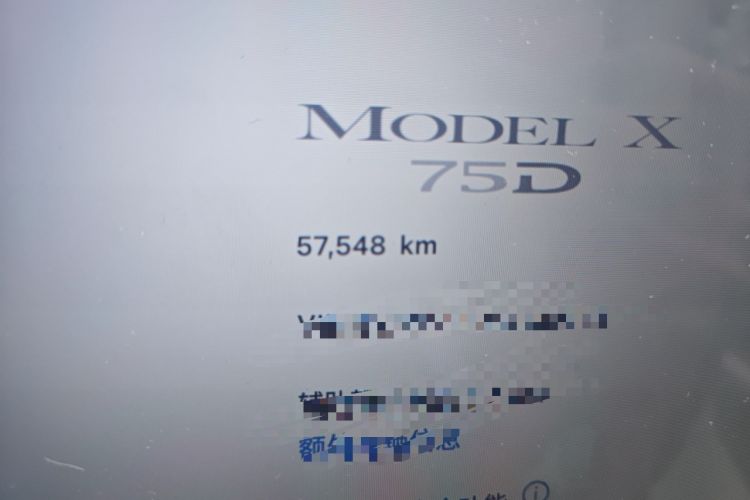 Used Tesla Model X 2016 X 75D
