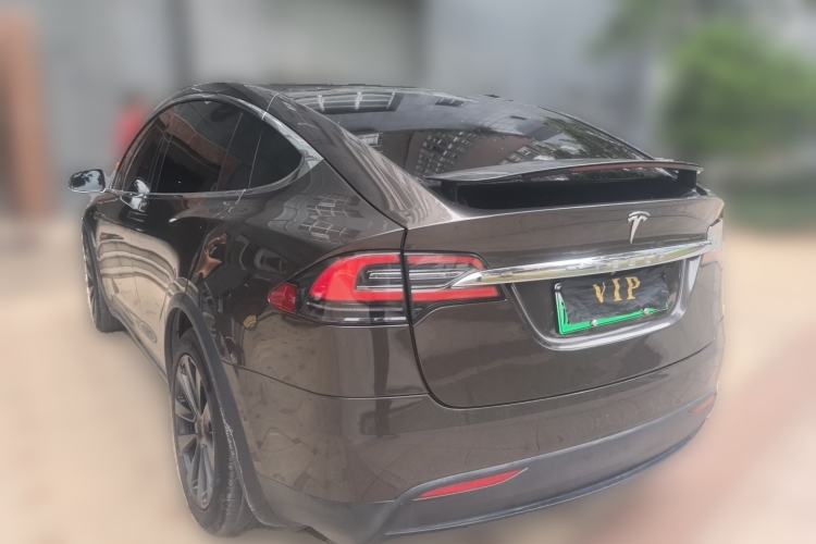 Used Tesla Model X 2016 X 90D Rear Left 45 Deg