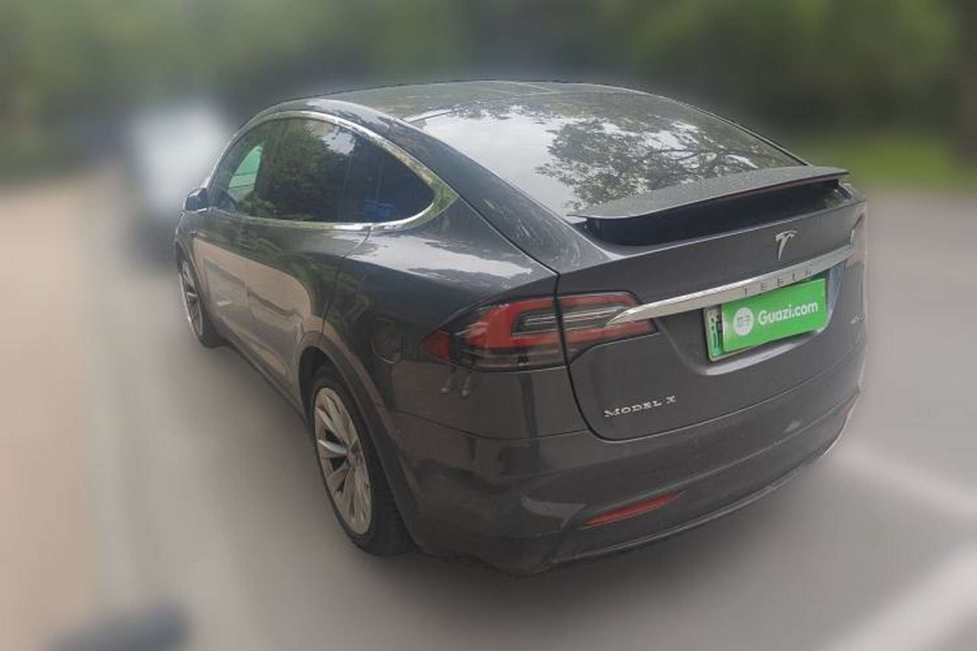 Used Tesla Model X 2016 X 75D Rear Left 45 Deg
