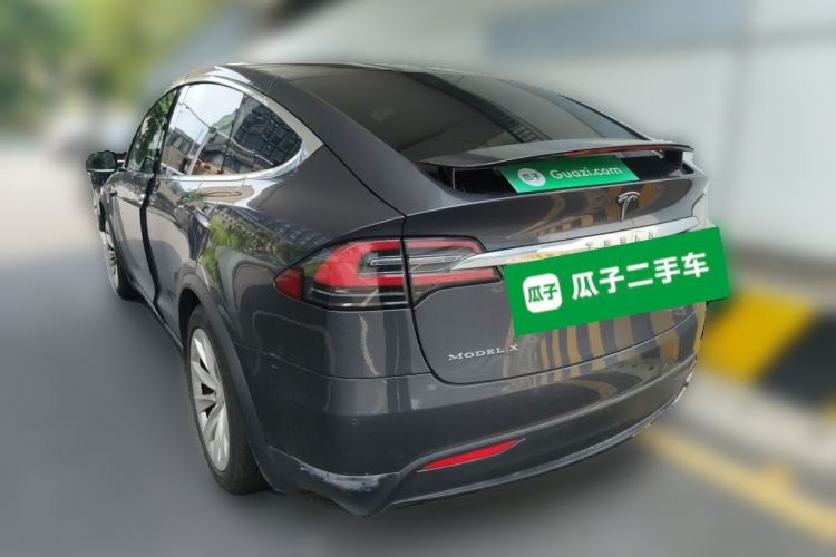 Used Tesla Model X 2016 X 75D Rear Left 45 Deg