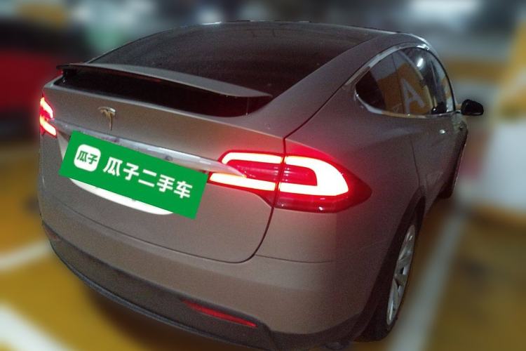 Used Tesla Model X 2016 X 75D Rear Right 45 Deg