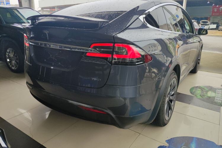 Used Tesla Model X 2016 X 75D Rear Right 45 Deg