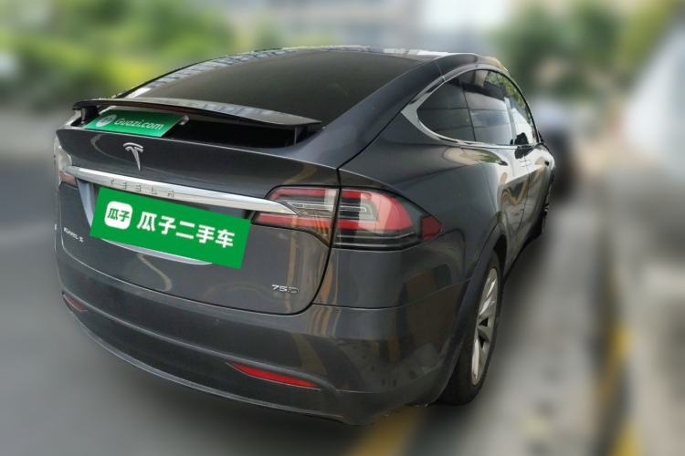 Used Tesla Model X 2016 X 75D Rear Right 45 Deg
