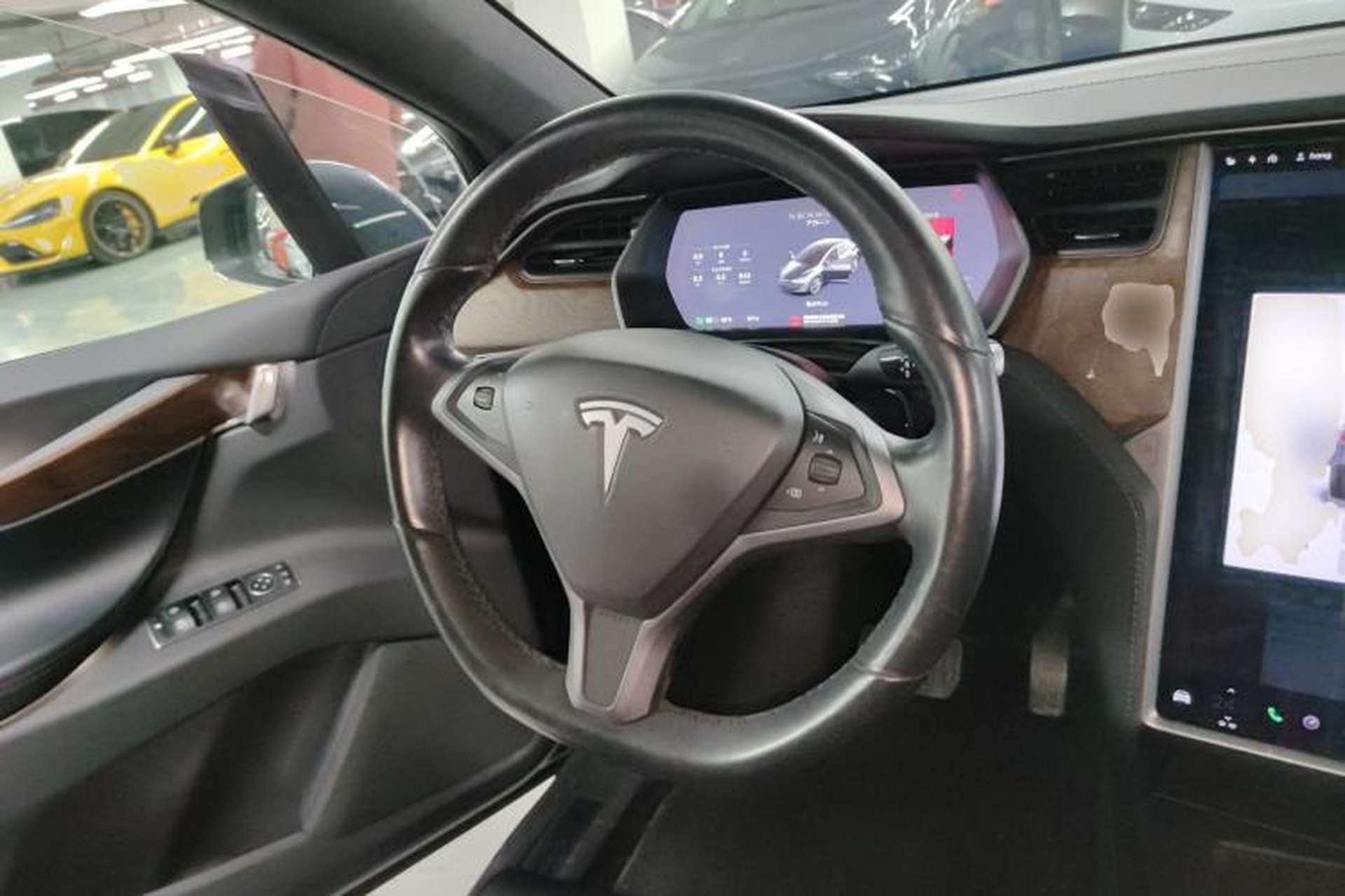 Used Tesla Model X 2016 X 75D Steering Wheel