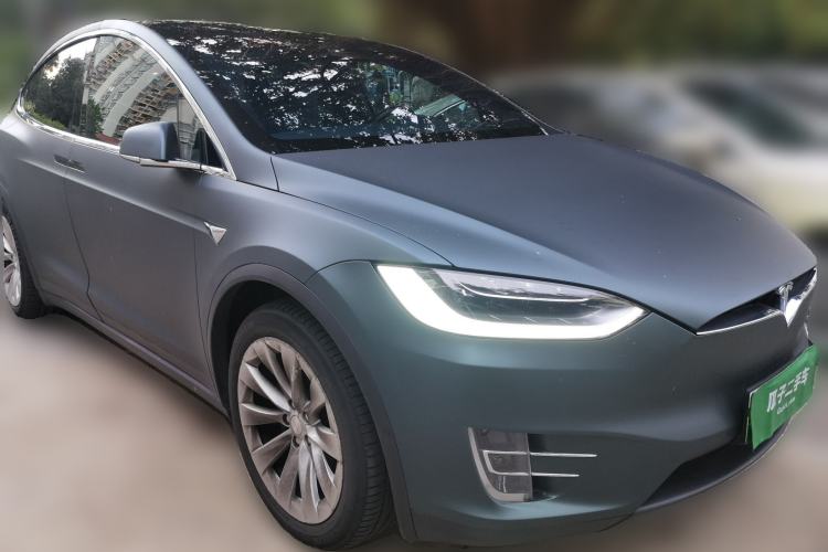 Used Tesla Model X 2016 X 75D Front Right 45 Deg