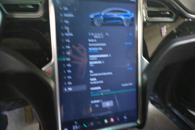 Used Tesla Model X 2016 X 60D Audio And AC Panel
