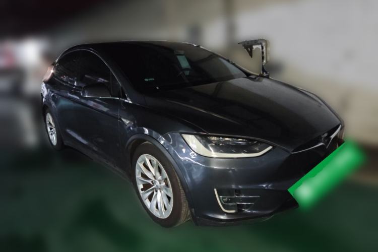 Used Tesla Model X 2016 X 90D Front Right 45 Deg