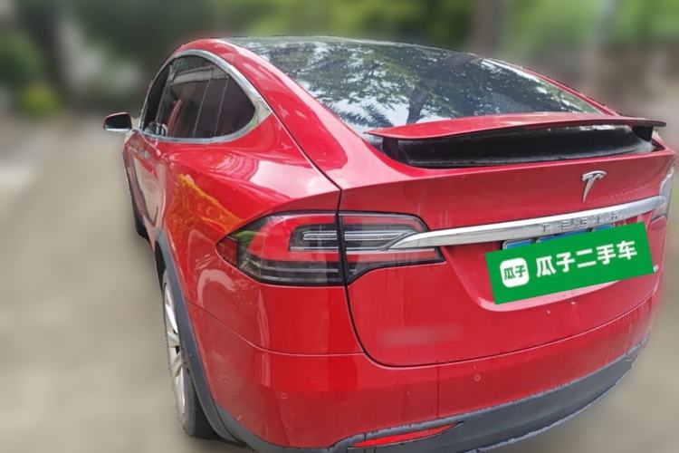 Used Tesla Model X 2016 X 90D Rear Left 45 Deg