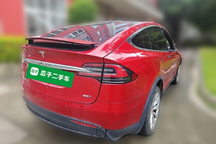 Used Tesla Model X 2016 X 90D Rear Right 45 Deg