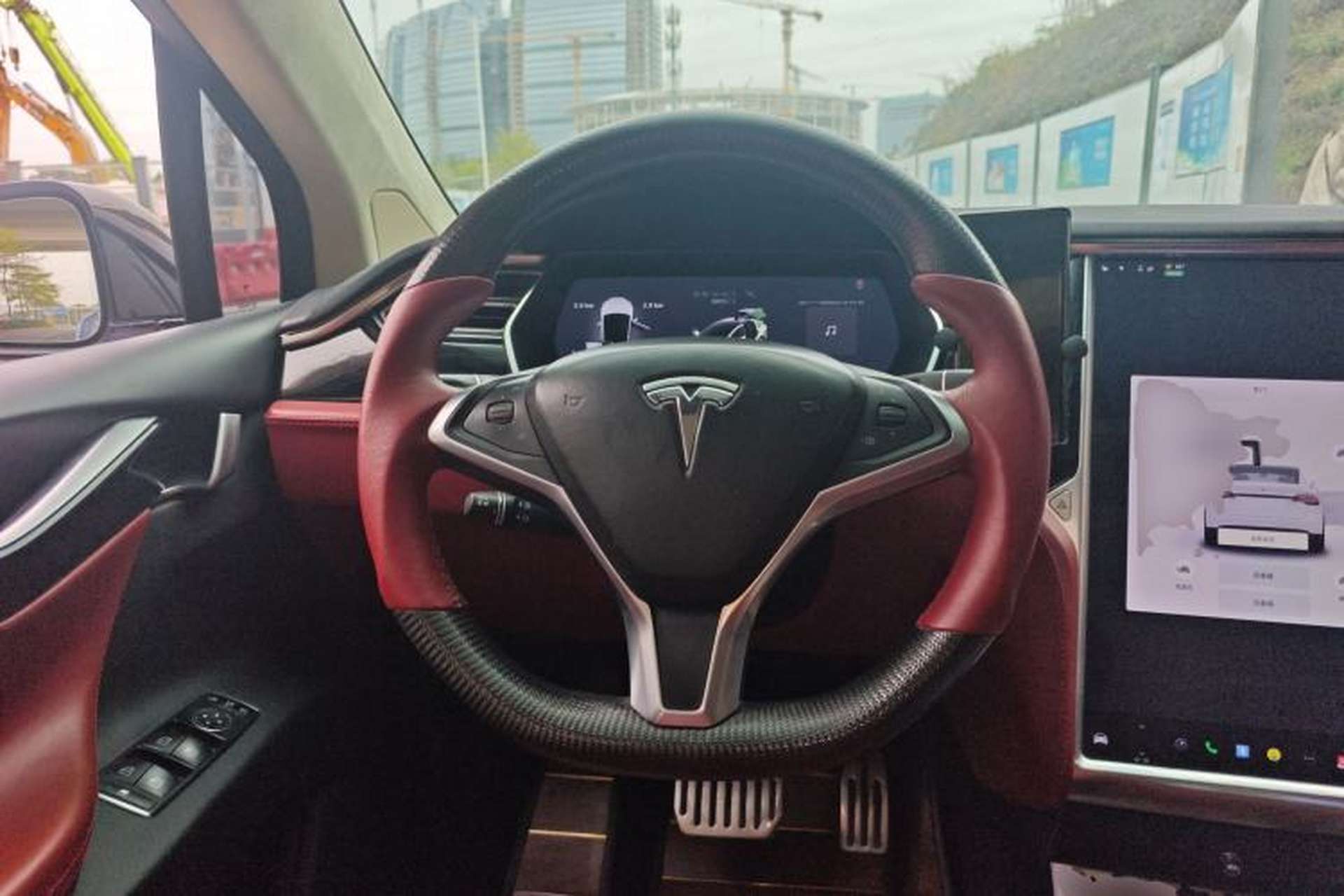 Used Tesla Model X 2016 X 90D Steering Wheel