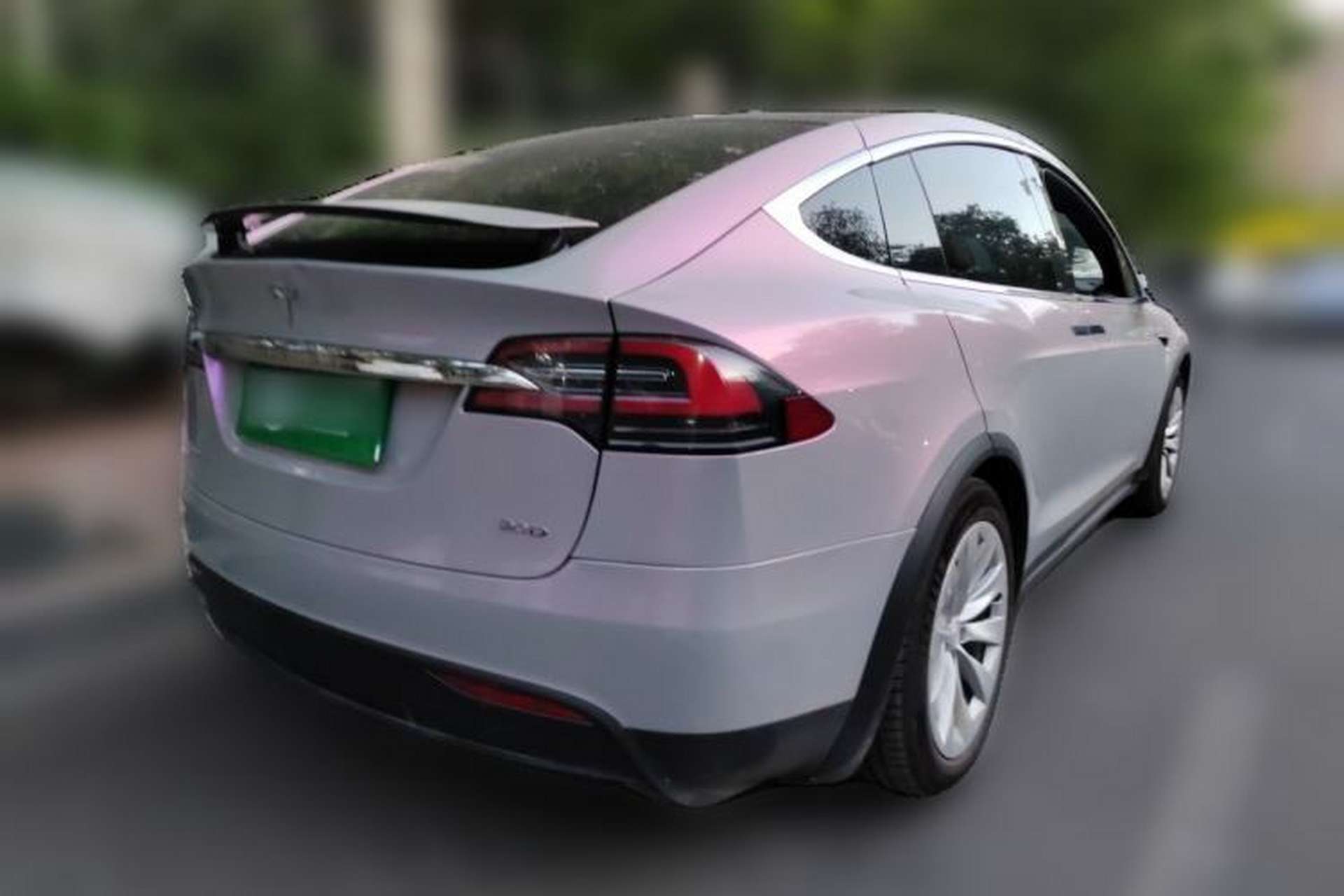 Used Tesla Model X 2016 X 90D Rear Right 45 Deg