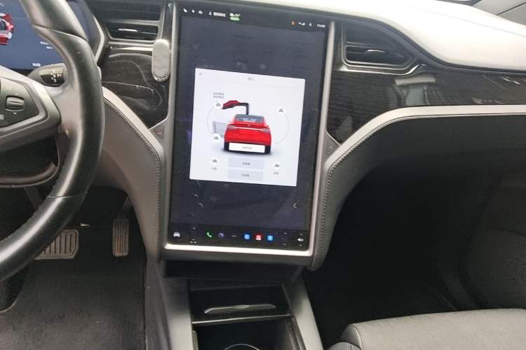 Used Tesla Model X 2016 X 75D Audio And AC Panel