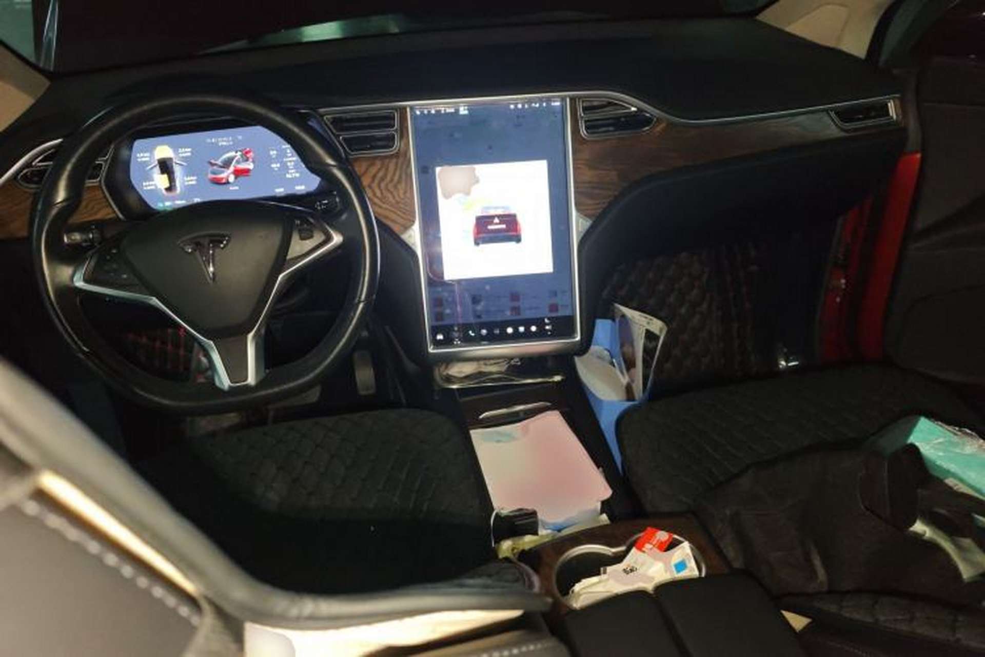 Used Tesla Model X 2016 X 75D Center Console