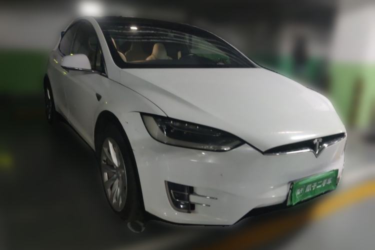 Used Tesla Model X 2016 X 90D Front Right 45 Deg