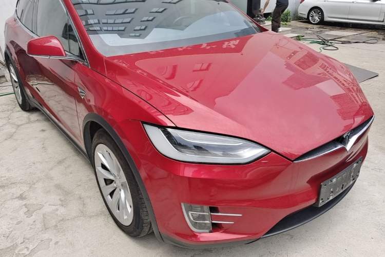 Used Tesla Model X 2016 X 75D Front Right 45 Deg