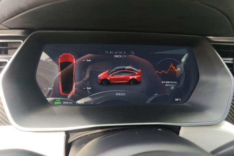 Used Tesla Model X 2016 X 90D Instrument Cluster