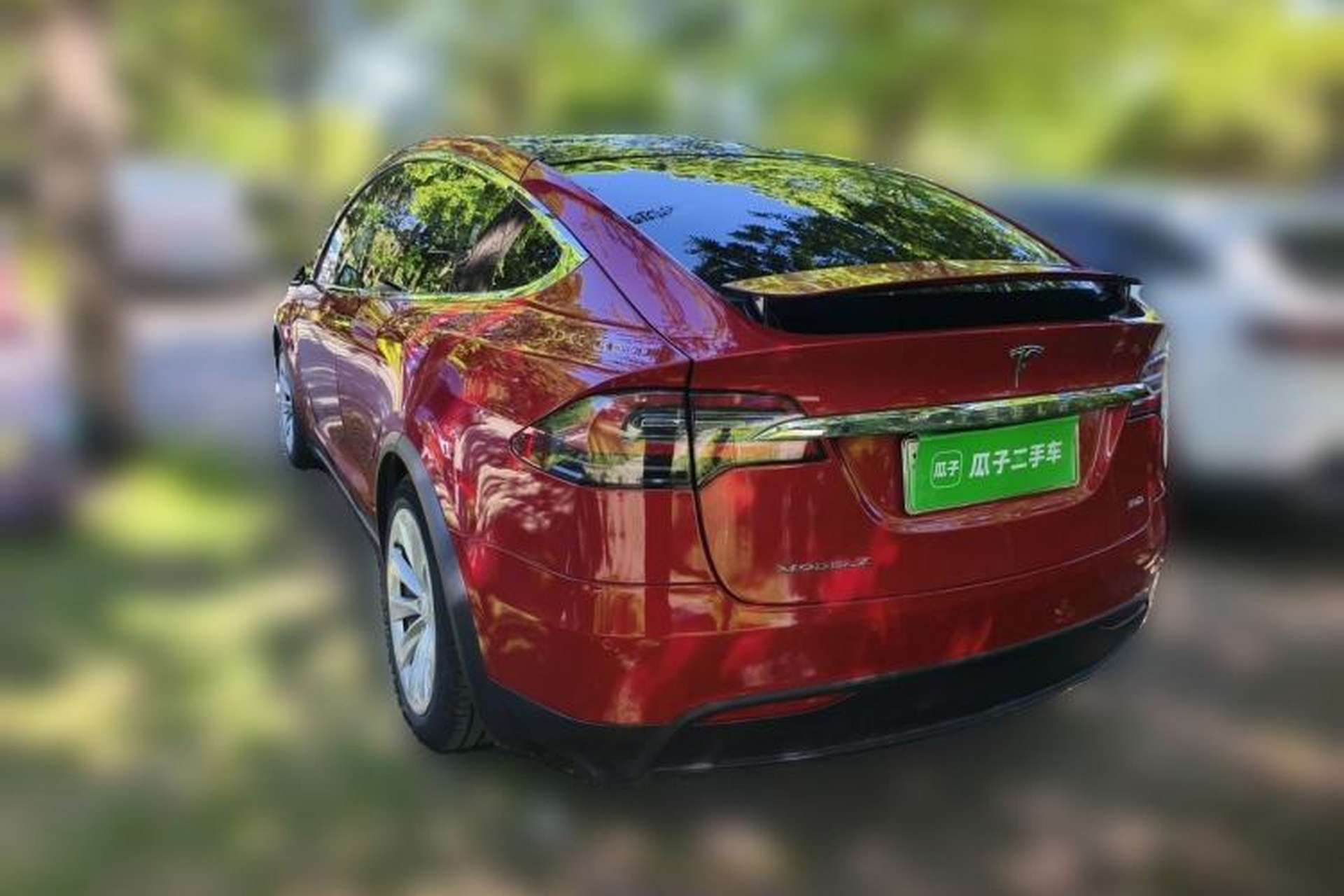 Used Tesla Model X 2016 X 90D Rear Left 45 Deg