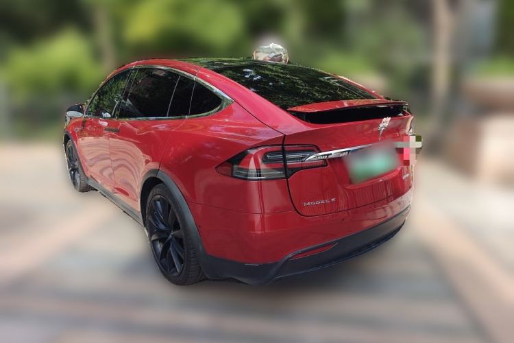 Used Tesla Model X 2016 X 90D Rear Left 45 Deg