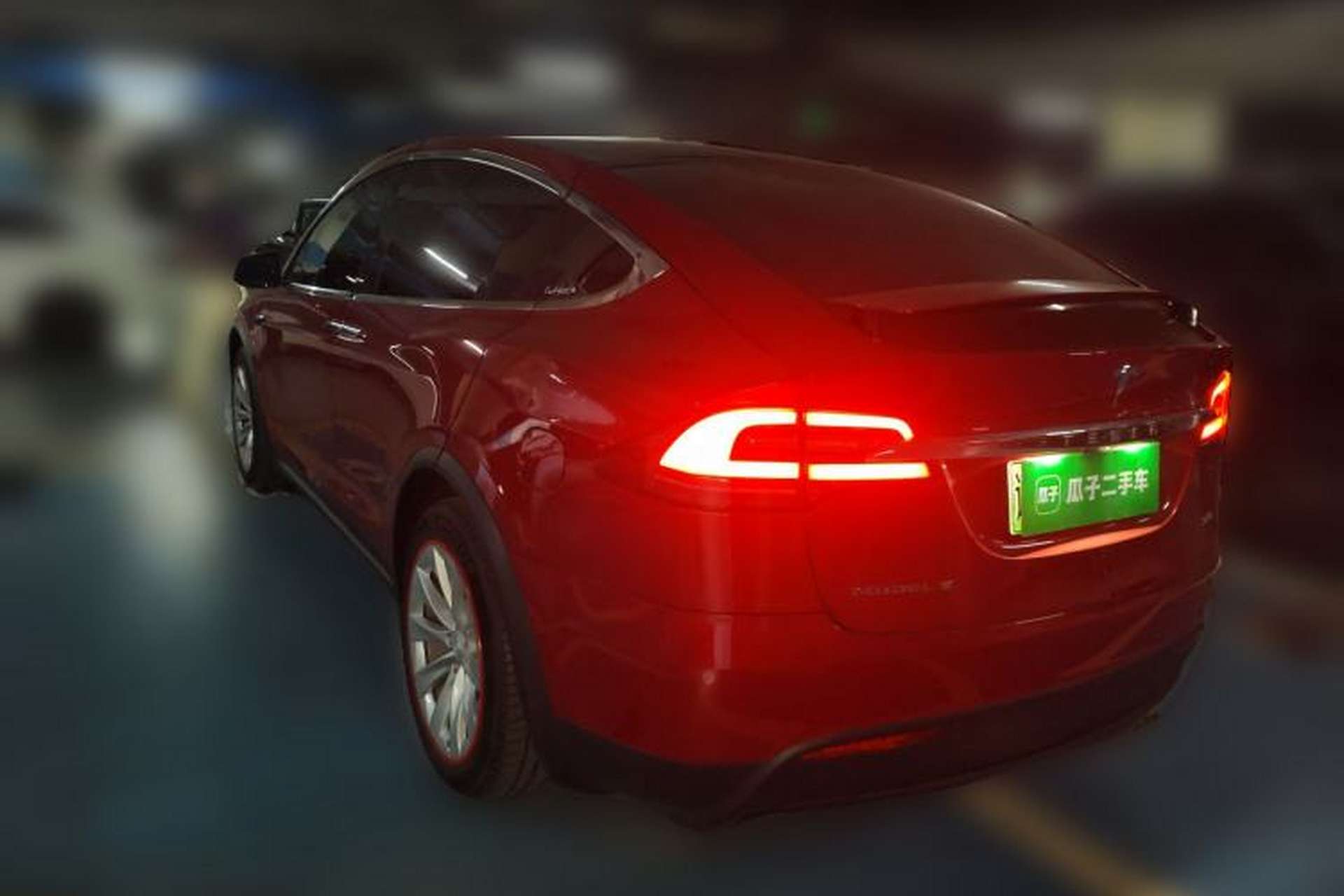 Used Tesla Model X 2016 X 75D Rear Left 45 Deg