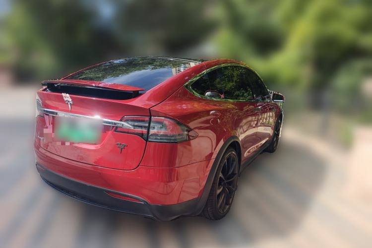 Used Tesla Model X 2016 X 90D Rear Right 45 Deg