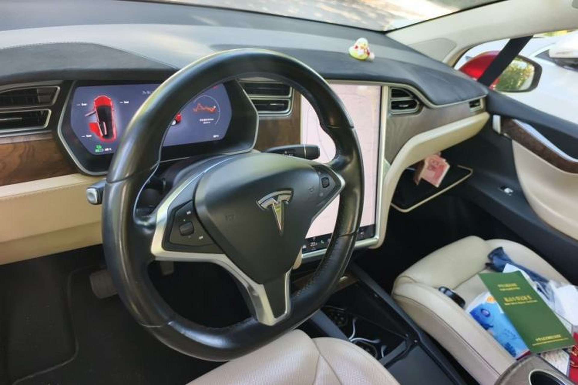 Used Tesla Model X 2016 X 90D Steering Wheel