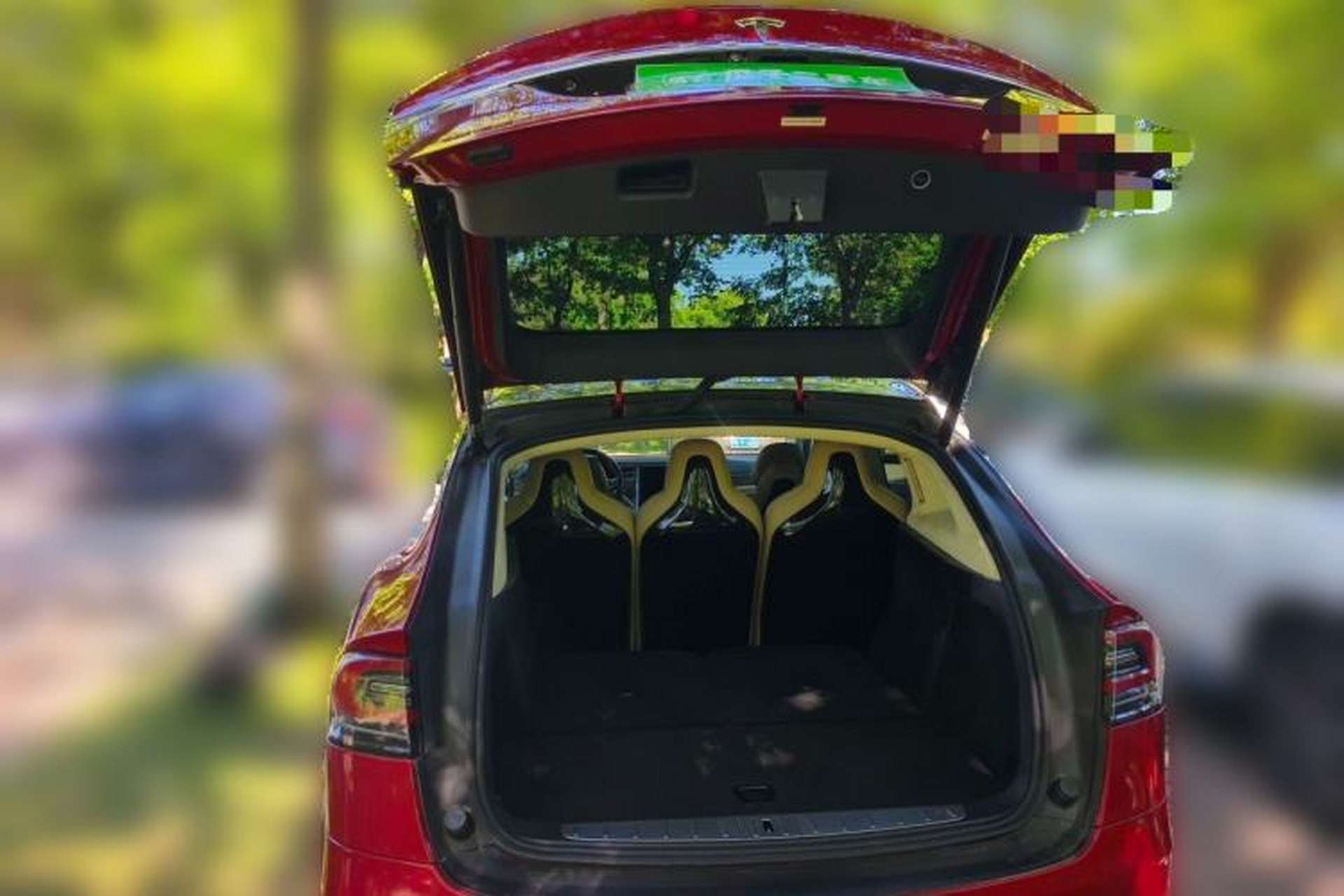 Used Tesla Model X 2016 X 90D Trunk