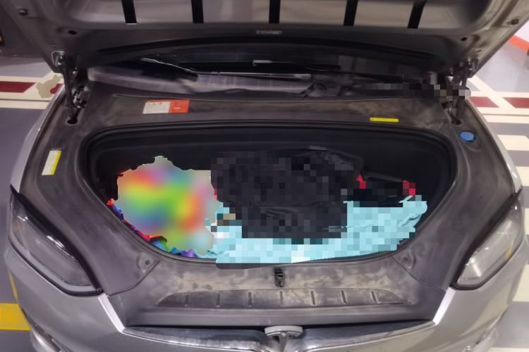 Used Tesla Model X 2016 X 90D Engine Bay