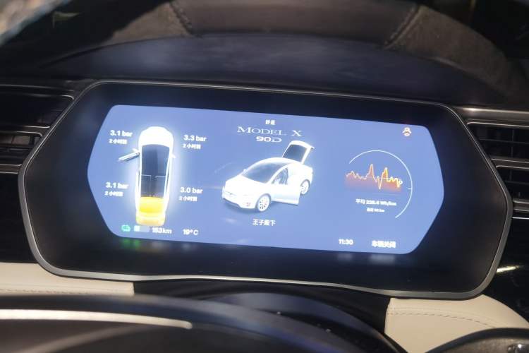 Used Tesla Model X 2016 X 90D Instrument Cluster