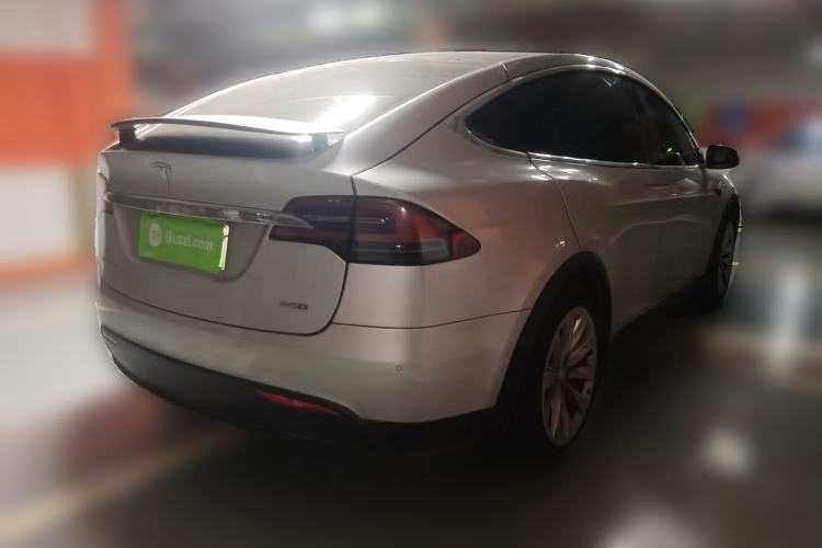 Used Tesla Model X 2016 X 90D Rear Right 45 Deg