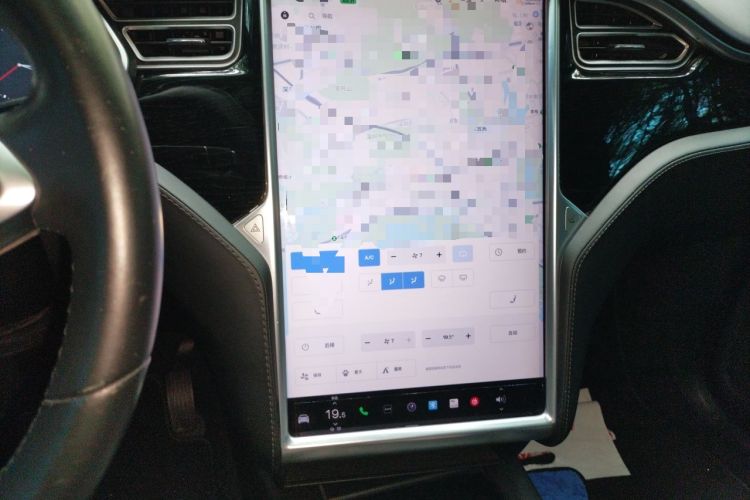 Used Tesla Model X 2016 X 75D Audio And AC Panel