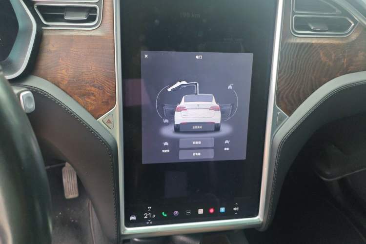 Used Tesla Model X 2016 X 75D Audio And AC Panel