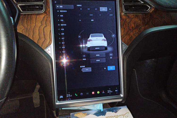 Used Tesla Model X 2016 X 90D Audio And AC Panel
