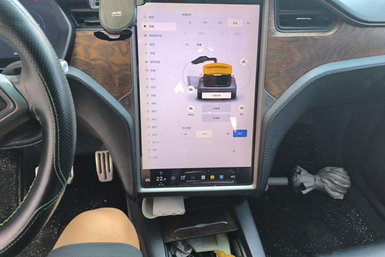 Used Tesla Model X 2016 X 75D Audio And AC Panel