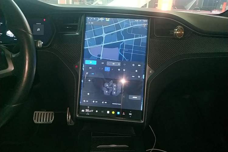 Used Tesla Model X 2016 X P100D Performance High-Performance Edition Audio And AC Panel