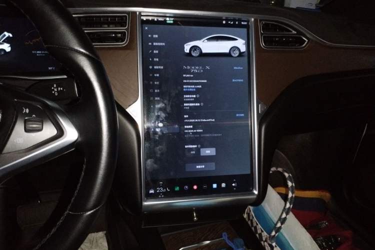 Used Tesla Model X 2016 X 75D Audio And AC Panel