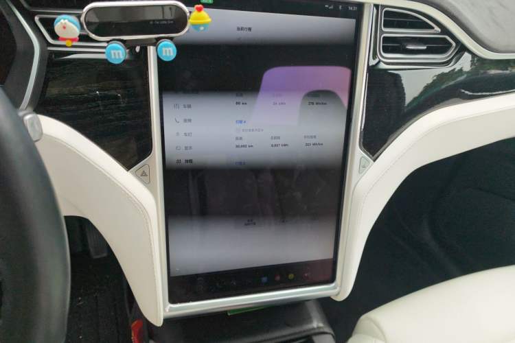 Used Tesla Model X 2016 X 90D Audio And AC Panel