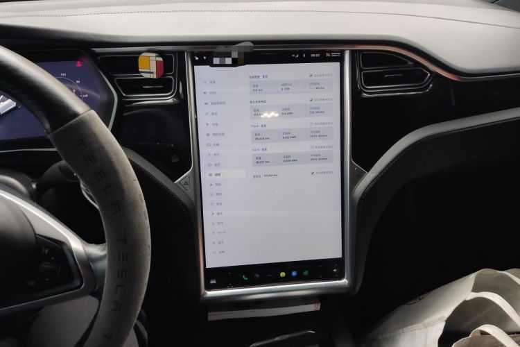 Used Tesla Model X 2016 X 75D Audio And AC Panel