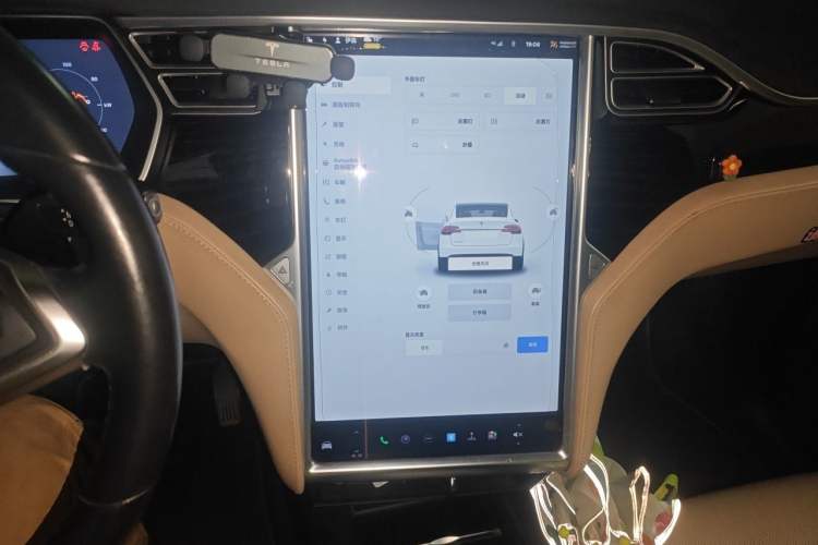 Used Tesla Model X 2016 X 75D Audio And AC Panel